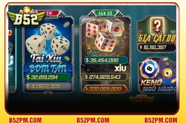 Điểm tên các nhà phát hành nổi tiếng cung cấp game bài cho B52